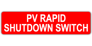 #237 - PV RAPID SHUTDOWN SWITCH